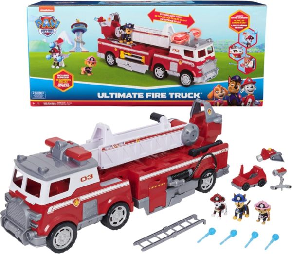 Camión de bomberos de Marshall Patrulla Canina con escala de 61 cm