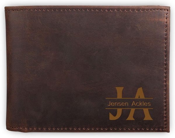 Cartera de piel personalizada